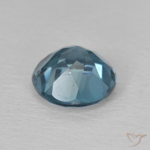 Topaz Gemstone in 7 mm (calibrated) Size for Sale, Topaz Stone in London Blue Color