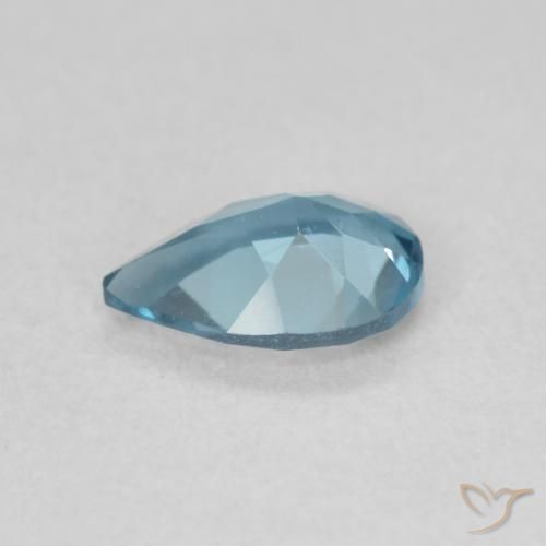 Topaz Gemstone in 7.3 x 5.2 mm Size for Sale, Topaz Stone in London Blue Color