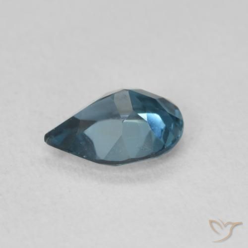 Topaz Gemstone in 7 x 5 mm (calibrated) Size for Sale, Topaz Stone in London Blue Color