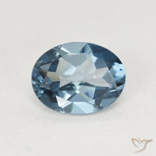 2.23ct Natural London Blue Topaz, Oval, VS