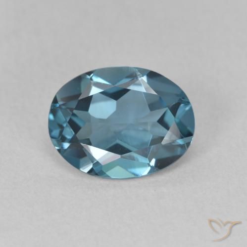 2.09ct Natural London Blue Topaz, Oval, VVS-VS