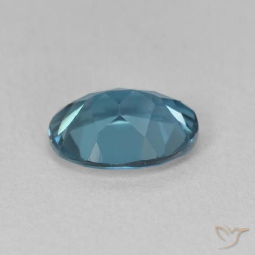 Topaz Gemstone in 9 x 7 mm (calibrated) Size for Sale, Topaz Stone in London Blue Color