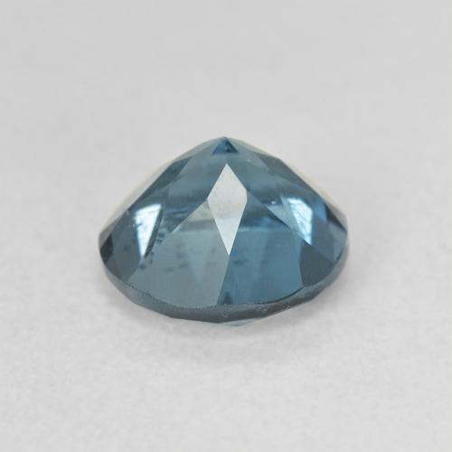 Topaz Gemstone in 7 mm (calibrated) Size for Sale, Topaz Stone in Intense Silver Aqua-Blue Color