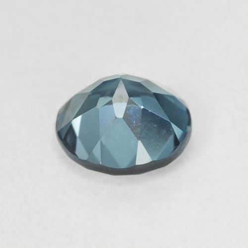 Topaz Gemstone in 7 mm (calibrated) Size for Sale, Topaz Stone in Intense Silver Aqua-Blue Color