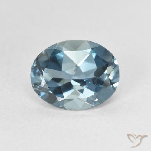 2.11ct Natural London Blue Topaz, Oval, VS