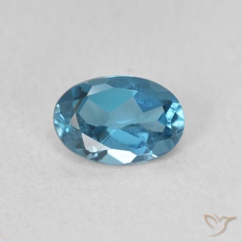 0.53ct Natural London Blue Topaz, Oval, VVS