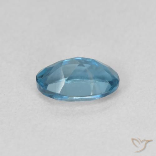 Topaz Gemstone in 6 x 4 mm (calibrated) Size for Sale, Topaz Stone in London Blue Color