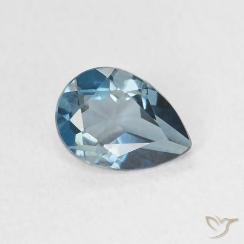 Topaz Gemstone in 7 x 5 mm (calibrated) Size for Sale, Topaz Stone in London Blue Color