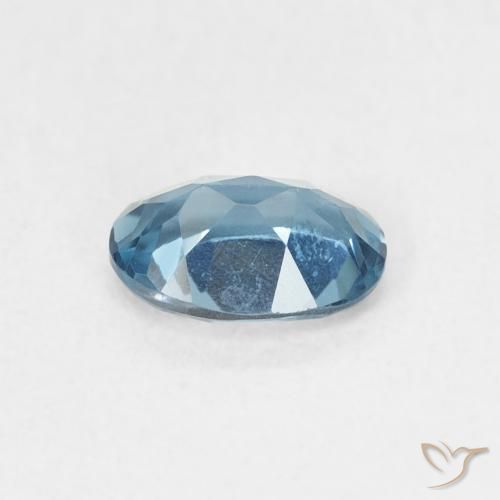 Topaz Gemstone in 6.2 x 4.3 mm Size for Sale, Topaz Stone in London Blue Color
