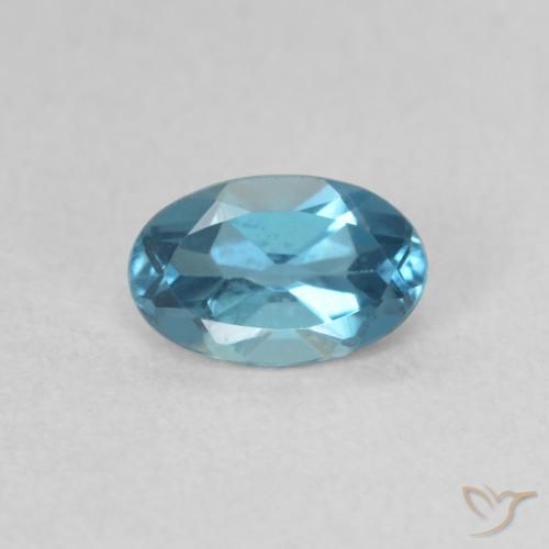 0.53ct Natural London Blue Topaz, Oval, VVS
