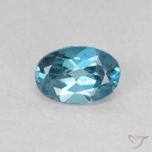 0.68ct Natural London Blue Topaz, Oval, VVS