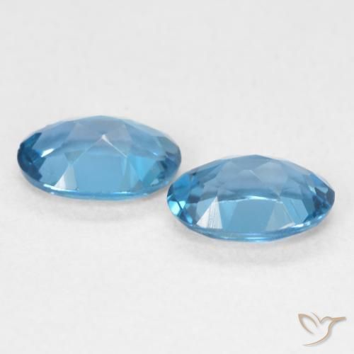 Topaz Gemstones in 6 x 4 mm (calibrated) Size for Sale, Topaz Stones in London Blue Color