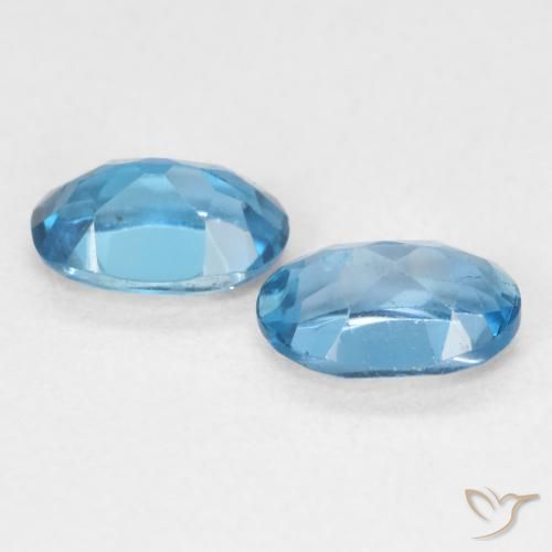 Topaz Gemstones in 6 x 4 mm (calibrated) Size for Sale, Topaz Stones in London Blue Color