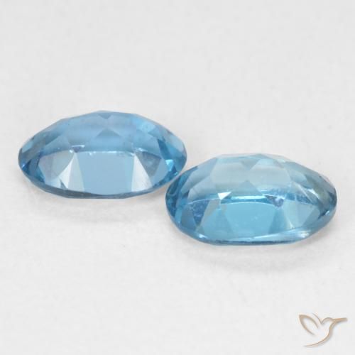 Topaz Gemstones in 6 x 4 mm (calibrated) Size for Sale, Topaz Stones in London Blue Color