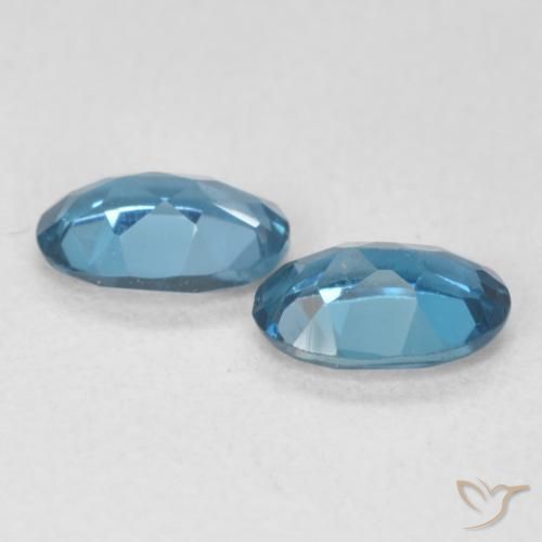 Topaz Gemstones in 6 x 4 mm (calibrated) Size for Sale, Topaz Stones in London Blue Color