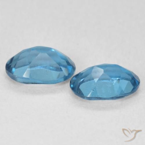 Topaz Gemstones in 6.2 x 4.2 mm Size for Sale, Topaz Stones in London Blue Color