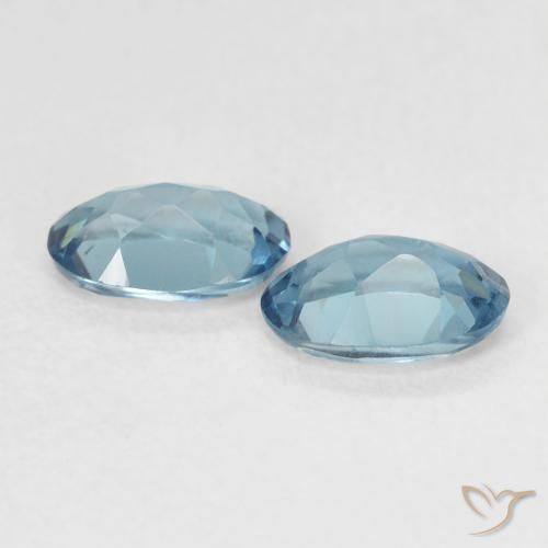 Topaz Gemstones in 6 x 4 mm (calibrated) Size for Sale, Topaz Stones in London Blue Color