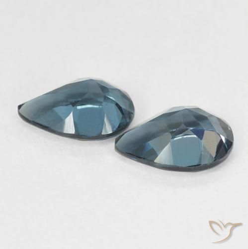 Topaz Gemstones in 7 x 5 mm (calibrated) Size for Sale, Topaz Stones in London Blue Color