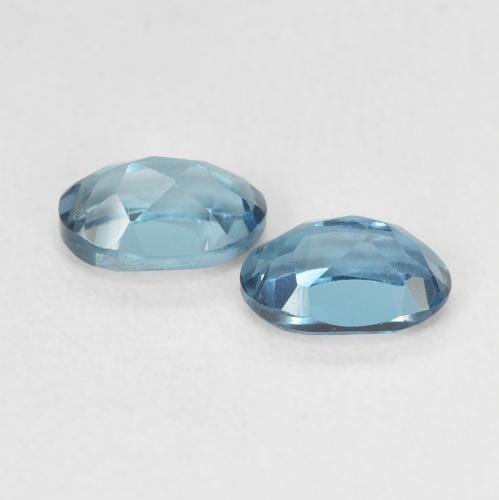 Topaz Gemstones in 6 x 4 mm (calibrated) Size for Sale, Topaz Stones in London Blue Color