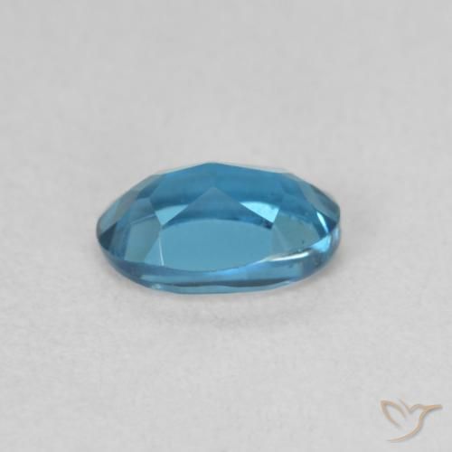 Topaz Gemstone in 6 x 4 mm (calibrated) Size for Sale, Topaz Stone in London Blue Color