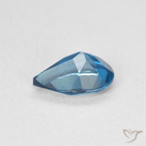 Topaz Gemstone in 7 x 5 mm (calibrated) Size for Sale, Topaz Stone in London Blue Color