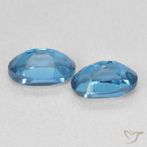 Topaz Gemstones in 6 x 4 mm (calibrated) Size for Sale, Topaz Stones in London Blue Color