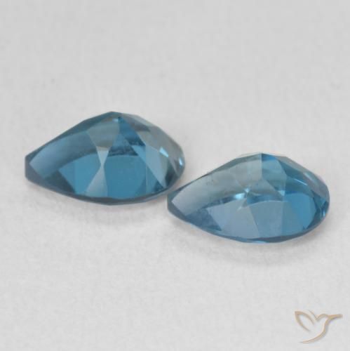 Topaz Gemstones in 7 x 5 mm (calibrated) Size for Sale, Topaz Stones in London Blue Color