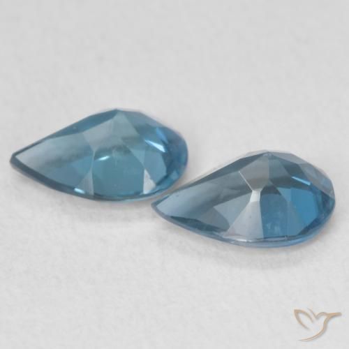 Topaz Gemstones in 6.8 x 4.7 mm Size for Sale, Topaz Stones in London Blue Color