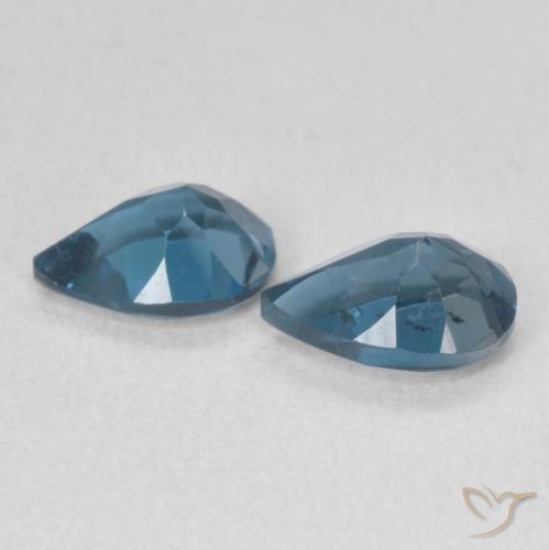 Topaz Gemstones in 7 x 5 mm (calibrated) Size for Sale, Topaz Stones in London Blue Color