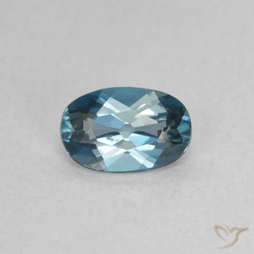 0.50ct Natural London Blue Topaz, Oval, VVS