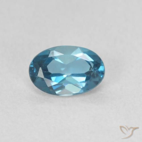 0.57ct Natural London Blue Topaz, Oval, VVS