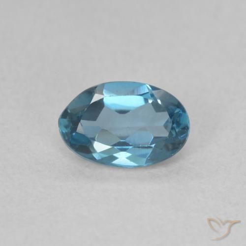 0.53ct Natural London Blue Topaz, Oval, VVS