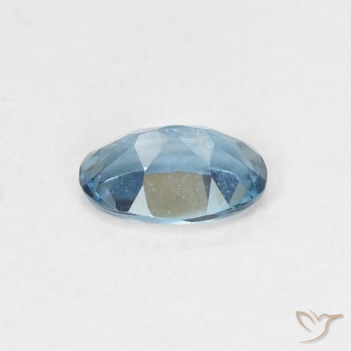 Topaz Gemstone in 6 x 4 mm (calibrated) Size for Sale, Topaz Stone in London Blue Color