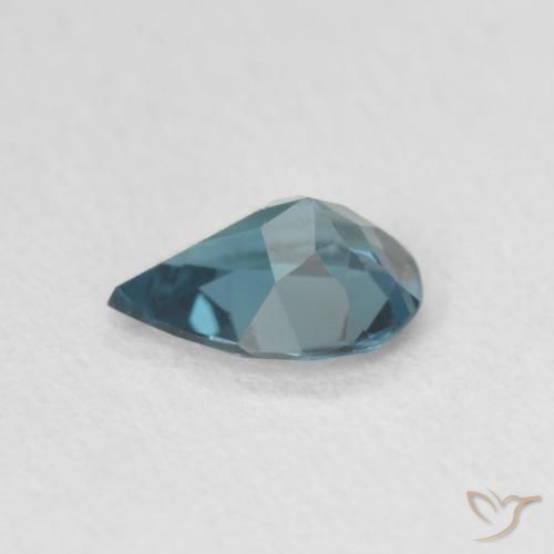Topaz Gemstone in 6.6 x 4.9 mm Size for Sale, Topaz Stone in London Blue Color