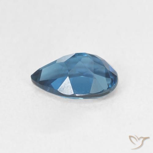 Topaz Gemstone in 7 x 5 mm (calibrated) Size for Sale, Topaz Stone in London Blue Color
