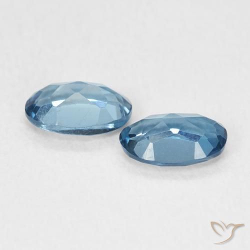 Topaz Gemstones in 6 x 4 mm (calibrated) Size for Sale, Topaz Stones in London Blue Color
