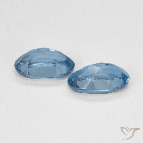 Topaz Gemstones in 6 x 4 mm (calibrated) Size for Sale, Topaz Stones in London Blue Color