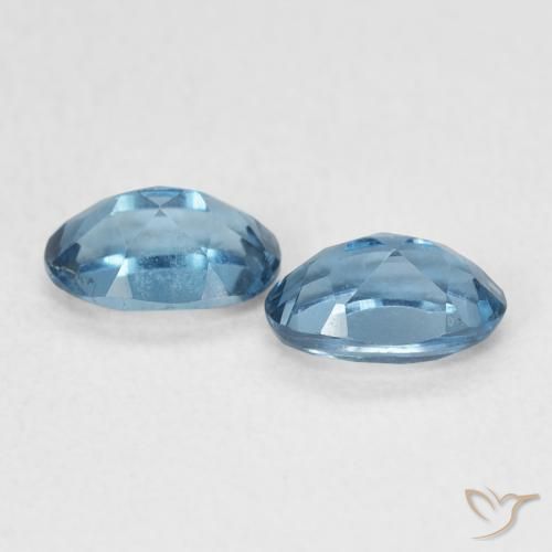 Topaz Gemstones in 6 x 4 mm (calibrated) Size for Sale, Topaz Stones in London Blue Color