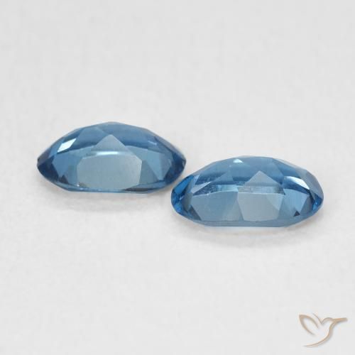 Topaz Gemstones in 6 x 4 mm (calibrated) Size for Sale, Topaz Stones in London Blue Color