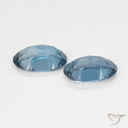 Topaz Gemstones in 6 x 3.8 mm Size for Sale, Topaz Stones in London Blue Color
