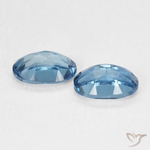 Topaz Gemstones in 6.1 x 4.2 mm Size for Sale, Topaz Stones in London Blue Color