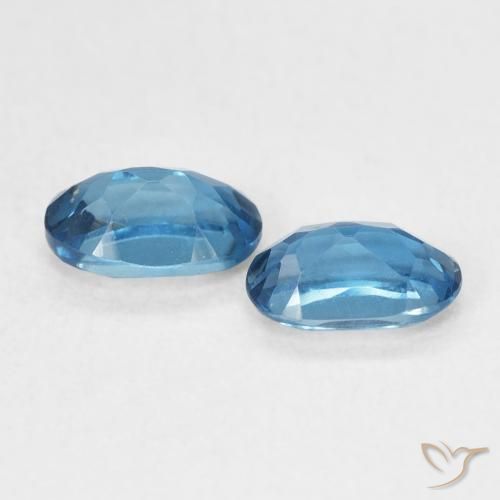 Topaz Gemstones in 6 x 4 mm (calibrated) Size for Sale, Topaz Stones in London Blue Color
