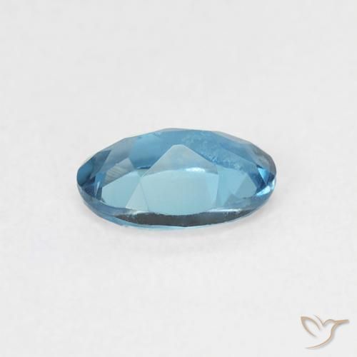 Topaz Gemstone in 6 x 4 mm (calibrated) Size for Sale, Topaz Stone in London Blue Color