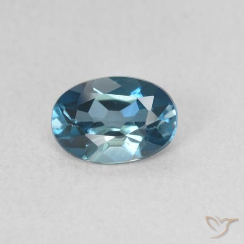 0.53ct Natural London Blue Topaz, Oval, VS
