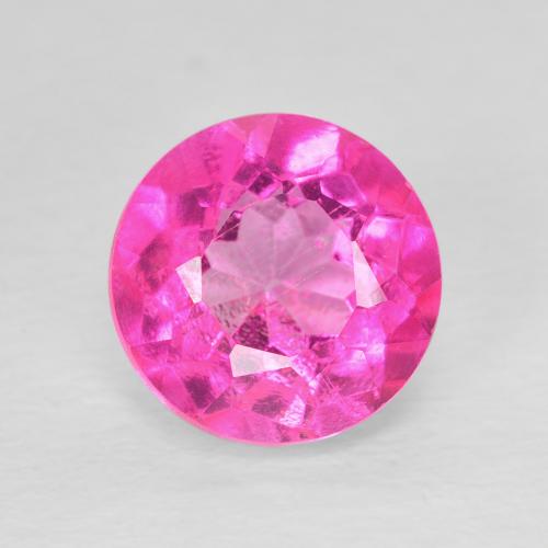 3.52ct Natural Hot Pink Topaz, Round, VVS-VS