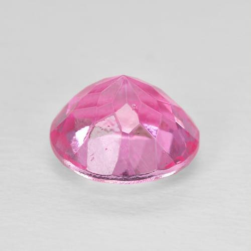 Topaz Gemstone in 9 mm (calibrated) Size for Sale, Topaz Stone in Hot Pink Color
