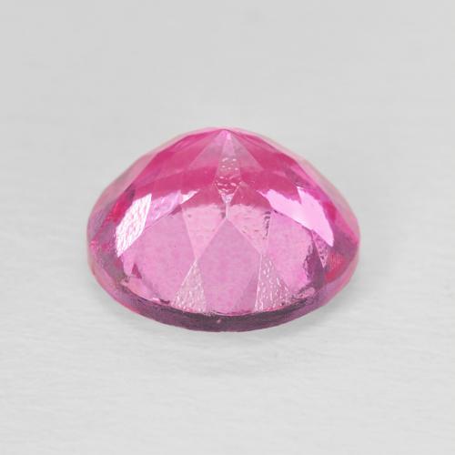 Topaz Gemstone in 9 mm (calibrated) Size for Sale, Topaz Stone in Medium Dark-Pink Color
