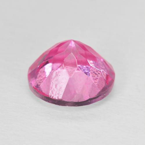 Topaz Gemstone in 9 mm (calibrated) Size for Sale, Topaz Stone in Dark Pink Color