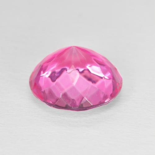 Topaz Gemstone in 11 mm (calibrated) Size for Sale, Topaz Stone in Hot Pink Color