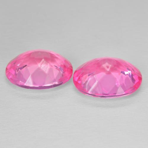 Topaz Gemstones in 12 x 10 mm (calibrated) Size for Sale, Topaz Stones in Medium Dark-Pink Color